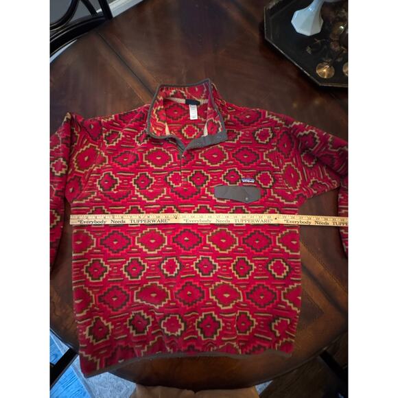 PATAGONIA Synchilla Snap-T Fleece Pullover Aztec Retro Mens Size XXL Santa Fe - Picture 5 of 7